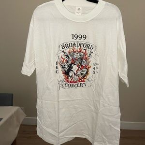 vintage rare 90s broadford concert tee